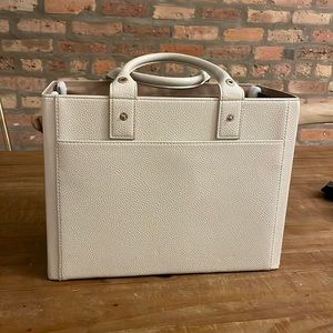Levenger File Tote in Beige